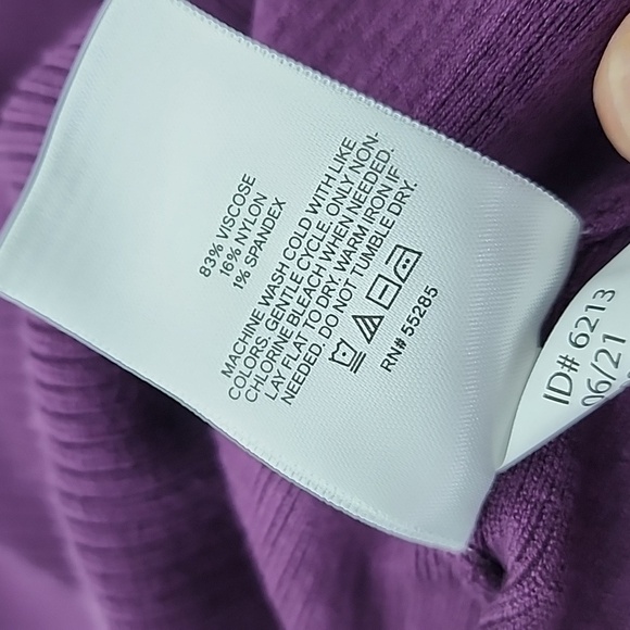 Express Women's Body Contour Ruffle One Shoulder Cropped Sweater Tank - S - Picture 6 of 6